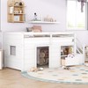 Whisen Solid Wood Twin Size Low Loft Bed With Stair, Drawer And Shelf - 4 of 4