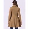 INSPIRE CHIC Women's Winter Long Lapel Collar Double Breast Coats - 4 of 4