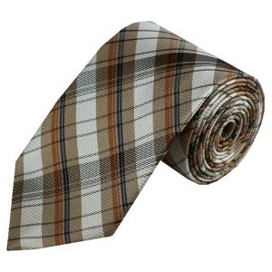 Men's Plaid 3.25 Inch Wide And 58 Inch Long Woven Neckties - 1 of 4