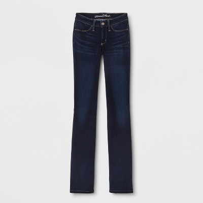 womens dark wash bootcut jeans