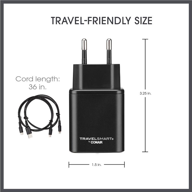 Travel Smart USB Quick Charge Adapter, 5 of 14