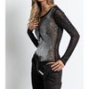 Women's Vegas Rhinestone Bodysuit - Kiwi - 3 of 3