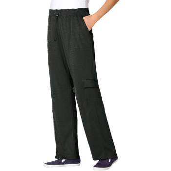 Woman Within Women's Plus Size Petite Pull-On Knit Cargo Pant