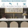 Coucheta 8" Widespread Bathroom Faucets - Modern 3-Hole Design with Pop-Up Drain & 360° Swivel Spout, Available in Multiple Finishes - 2 of 4