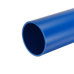 Unique Bargains High Impact Water Plumb Cable Sleeve PVC Rigid Round Pipes 20" Length - 1 of 4
