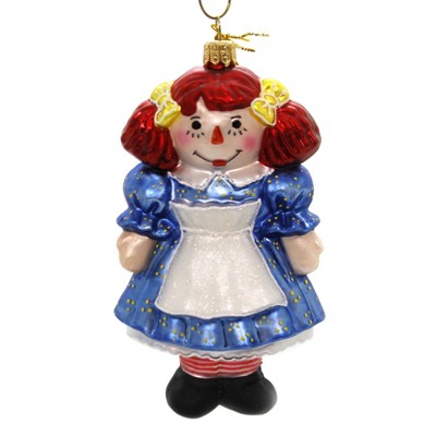  Holiday Ornaments 5.0" Raggedy Ann Hand Painted  -  Tree Ornaments 