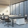 ALEXOUN Mesh Rolling Task and Office Chairs with Flip-up Arms  & Wheels,Comfortable Lumbar Support,Comfy for Home,Bedroom,Study,Student, - 2 of 4