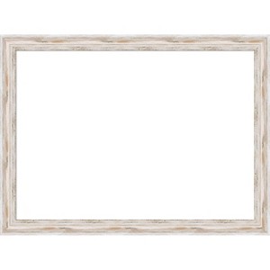 Amanti Art Alexandria White Wash Narrow Framed Dry Erase Magnetic Board - 1 of 4