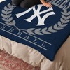 New York Yankees MLB Plateau Silk Touch Throw Blanket 46X60 Inches - 2 of 4