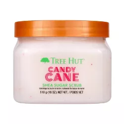 Tree Hut Candy Cane Shea Sugar Body Scrub - 18oz
