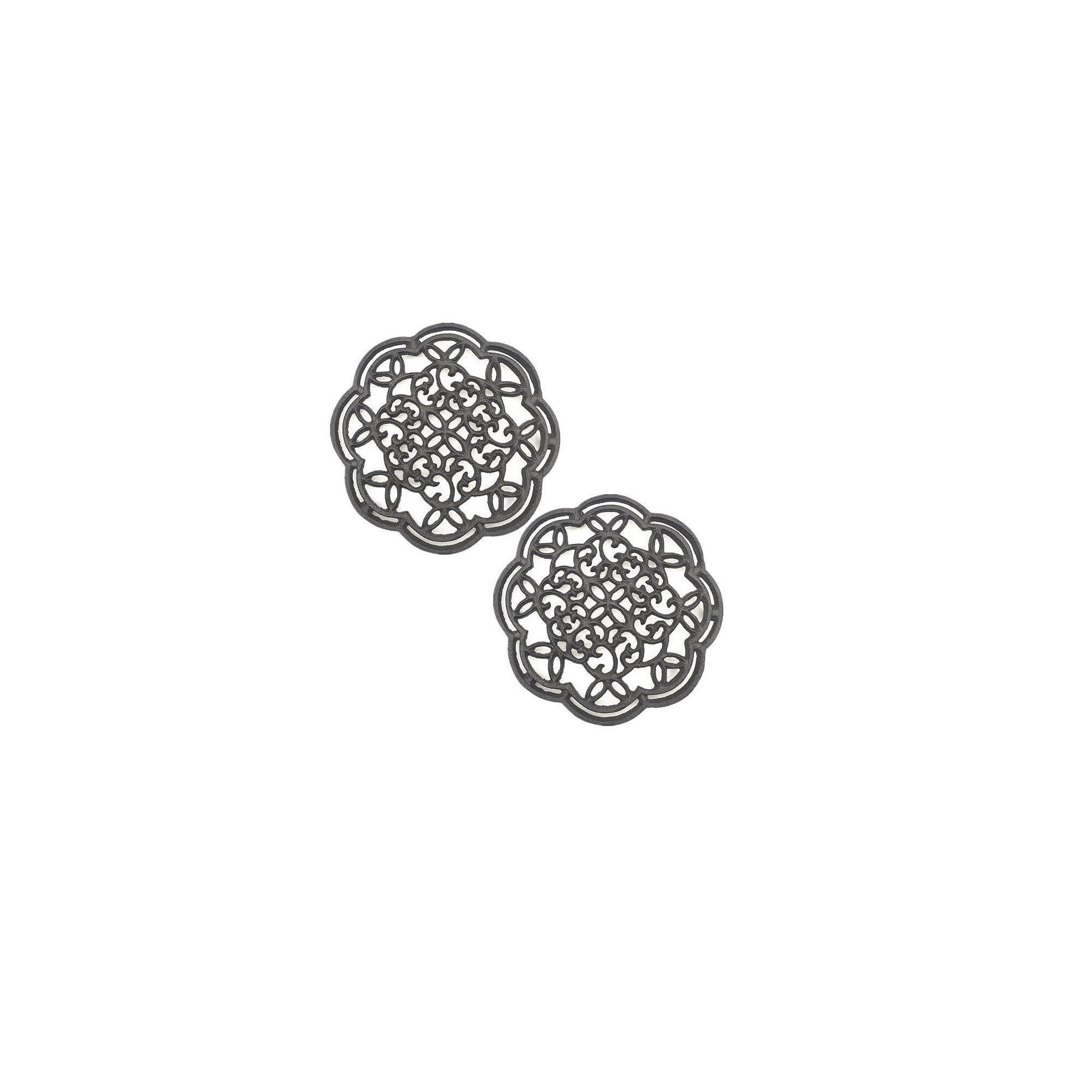 Itopfox Heavy Duty Cast Iron Trivet Set of 2