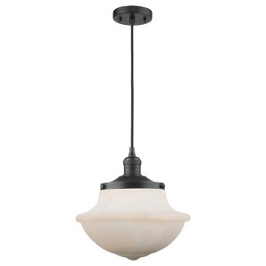 Oxford - 1 Light Cord Hung Mini Pendant In Traditional Style-11.5 Inches Tall and 11.75 Inches Wide - 1 of 1