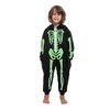 Joyfy Halloween Skeleton Jumpsuit, Family Skeleton Pajamas for Family, Couples, Kid, Men, Women Halloween Party (Glow in the Dark) - 3 of 4