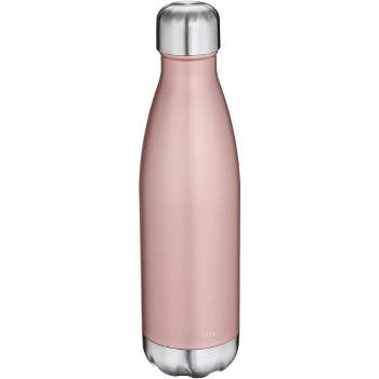 Shakesphere Tumbler Steel: Protein Shaker Bottle Keeps Hot Drinks Hot &  Cold Drinks Cold, 24 Oz. No Blending Ball Or Whisk Needed - Rose Gold Black  : Target