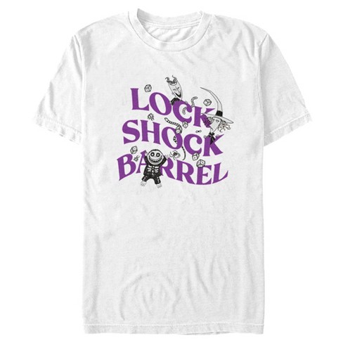 Men's The Nightmare Before Christmas Lock Shock And Barrel T-shirt