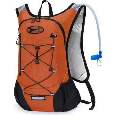 Lightweight Hydration Backpack, Running Backpack with 2L Water Bladder, Hydro Water Daypack for Hiking Rave