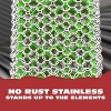 Knapp Made Combo Chainmail Cast Iron Scrubber with Silicone Core - Heavy Duty Rings and Fine Chainmail Rings -Premium Cast Iron Cleaner Chainmail - 3 of 4