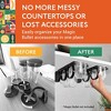 Impresa [2 Pack] Kitchen Storage Cup Holder for Magic Bullet Blender Cups, Lids & Rims - Fits 6 Cups Total - 2 of 4