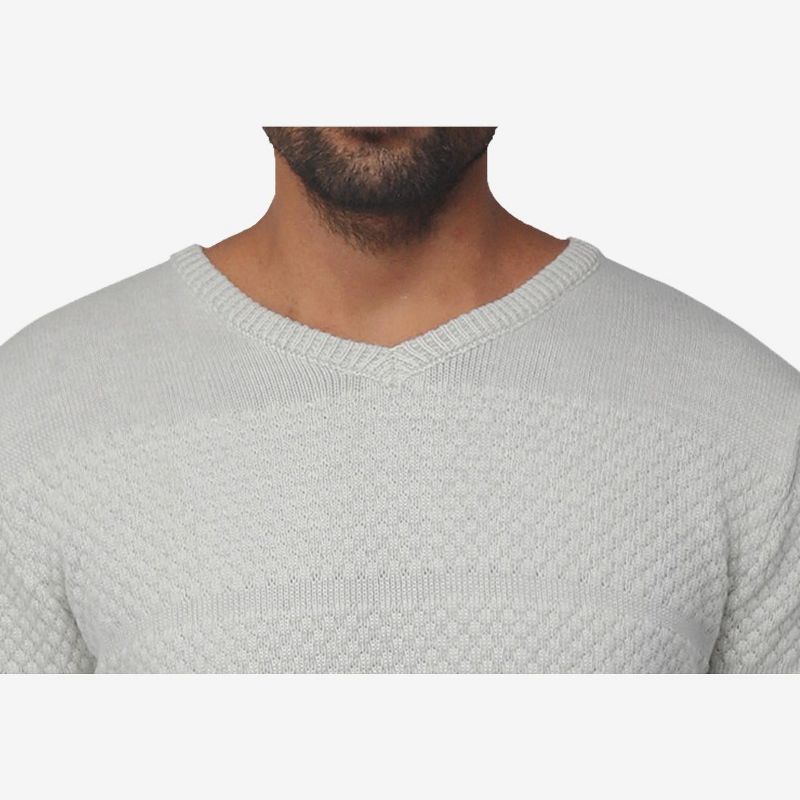X RAY Men's Slim Fit Pullover V-Neck Sweater, Sweater for Men Fall Winter, 4 of 6