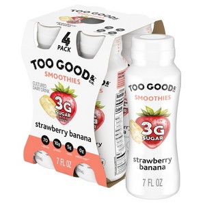 Two Good  Strawberry & Banana Drink - 4pk/7 fl oz - 1 of 4