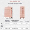 BEAFUP Set of 3 Luggage ABS,Hardshell Hardside Lightweight Durable Suitcase sets,Spinner Wheels Suitcase with TSA Lock 20''24''28'' - 2 of 4