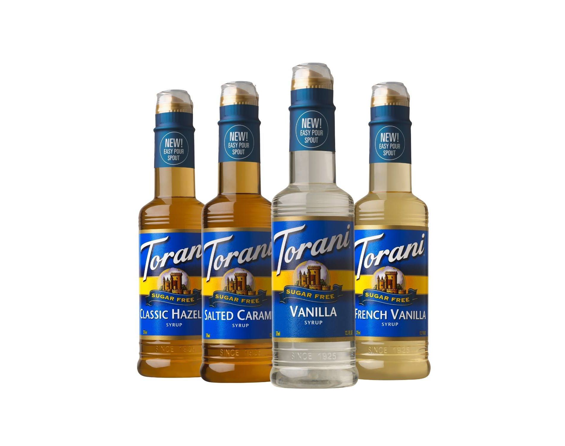 Torani Sugar Free Coffeehouse Flavoring Syrup Variety Pack - 1500ml/4ct