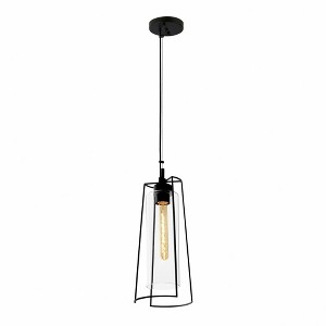 Norwell Lighting Cere 1 - Light Pendant in  Matte Black - 1 of 1