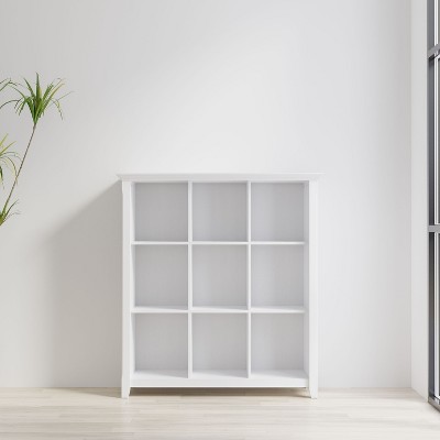 NicBex Bookcases for Living Room Modern 44" H 8 Multi Sized Cube Bookcase Storage Wood Bookshelves with Tapered Legs for Office Home