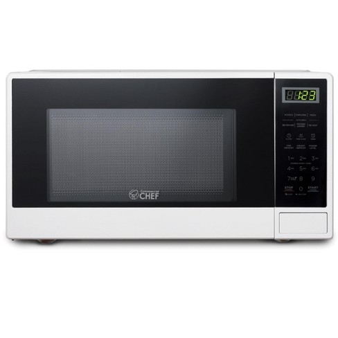  COMMERCIAL CHEF 1.6 Cubic Foot Microwave with 10 Power
