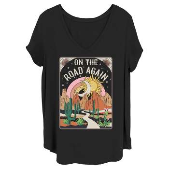 Juniors Womens Lost Gods On the Road Again T-Shirt