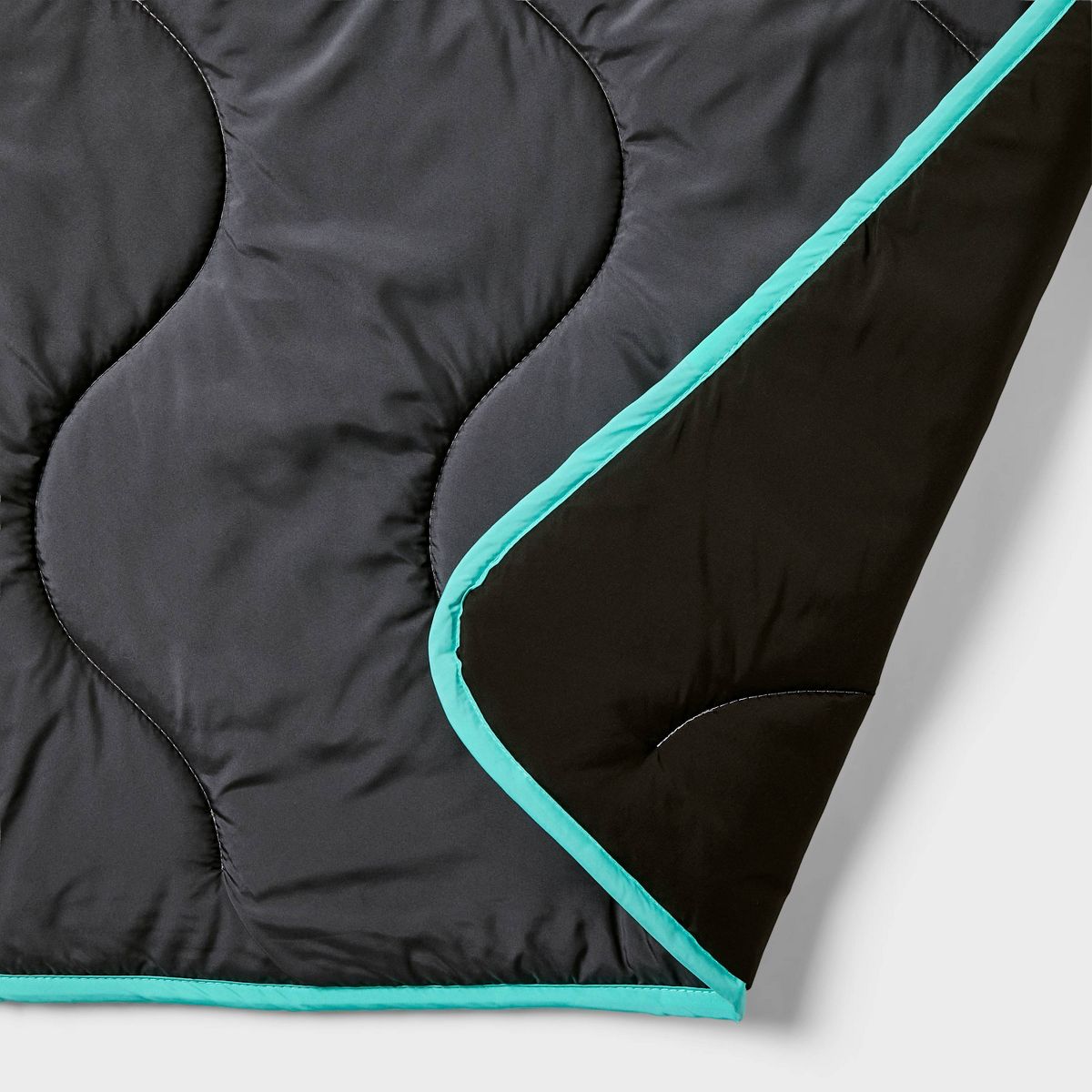 42''x37'' Sidelines Lap Outdoor Blanket - All in Motion™ Black - thumbnail 3