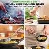 NutriChef 10-Piece Stainless Steel Kitchen Utensils Set - Nonstick, Heat-Resistant with SS Utensil Holder, Spoon, Turner & More - 3 of 4