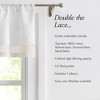 52"x18" Lush Decor Brigitte Embroidery Eyelet Scalloped Edge Valance Neutral Single - 2 of 4