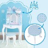 Fantasy Fields by Teamson Kids  Dreamland Castle Toy Vanity Set  White / Pink - 2 of 4