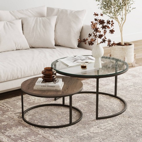 Target glass end tables online