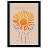 13" x 19" Bright As The Sun Motivational Quotes Framed Wall Art Orange - Wynwood Studio - image 2 of 4