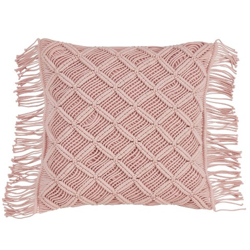 Target macrame sale pillow