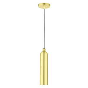 Livex Lighting Ardmore 1 - Light Pendant in  Satin Brass - 1 of 1