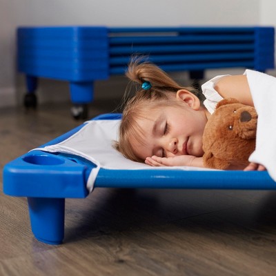 White Polyester Toddler Cot Sheets Set of 12
