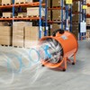 VEVOR Portable Ventilator, 12 inch Heavy Duty Cylinder Fan with 33ft Duct Hose - 2 of 4
