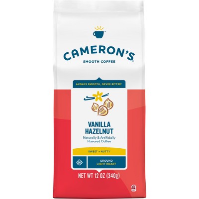 Cameron's Vanilla Hazelnut Light Roast Ground Coffee - 12oz