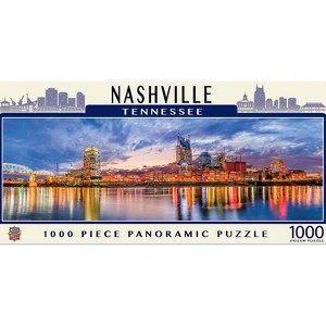MasterPieces Inc Downtown Nashville Tennessee 1000 Piece Panoramic Jigsaw Puzzle - 1 of 4
