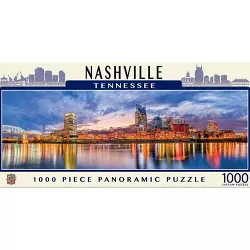 MasterPieces Inc Downtown Nashville Tennessee 1000 Piece Panoramic Jigsaw Puzzle