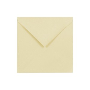 JAM Paper 7.5 x 7.5 Square Invitation Envelopes with Euro Flap Ivory 2792287 - 1 of 2