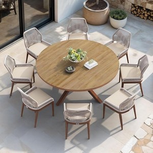 PURPLE LEAF Dining Set Patio Metal Table and Wicker Rattan Chairs for Outside Porch Garden Kitchen Modern Outdoor Furniture Sets - 1 of 4