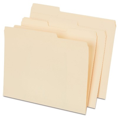 Staples Interior File Folders Letter Size Manila 100/Box (117713) 117713/TR56678