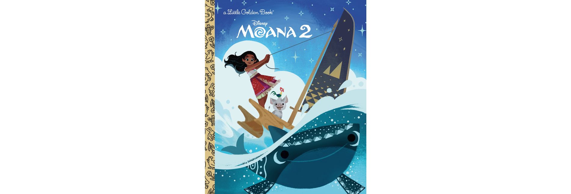 Disney Moana 2 Little Golden Book (Hardcover)
