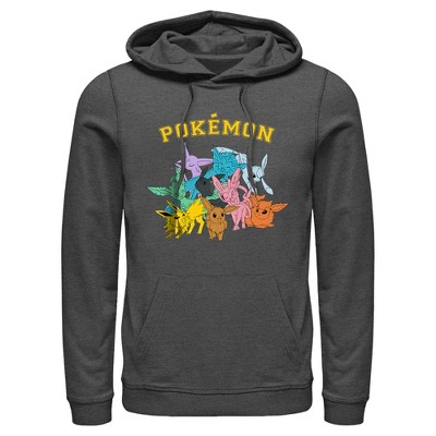 Men's Pokemon Eeveelutions Pull Over Hoodie