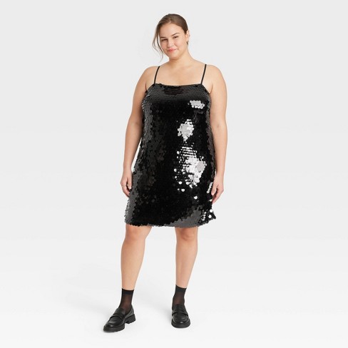 Black shift best sale dress target