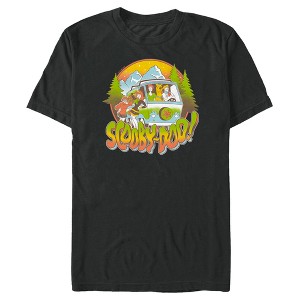 Men's Scooby Doo Mystery Gang in the Forest T-Shirt - 1 of 4